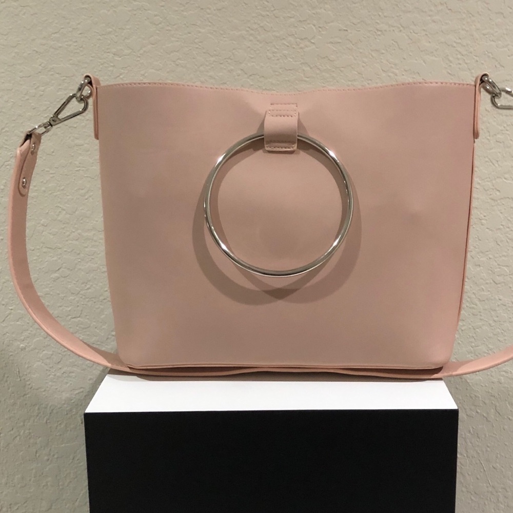 Pink Handbag w/ Silver Hardware